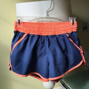 CHAMPION Orange and Blue Shorts Internally Lined